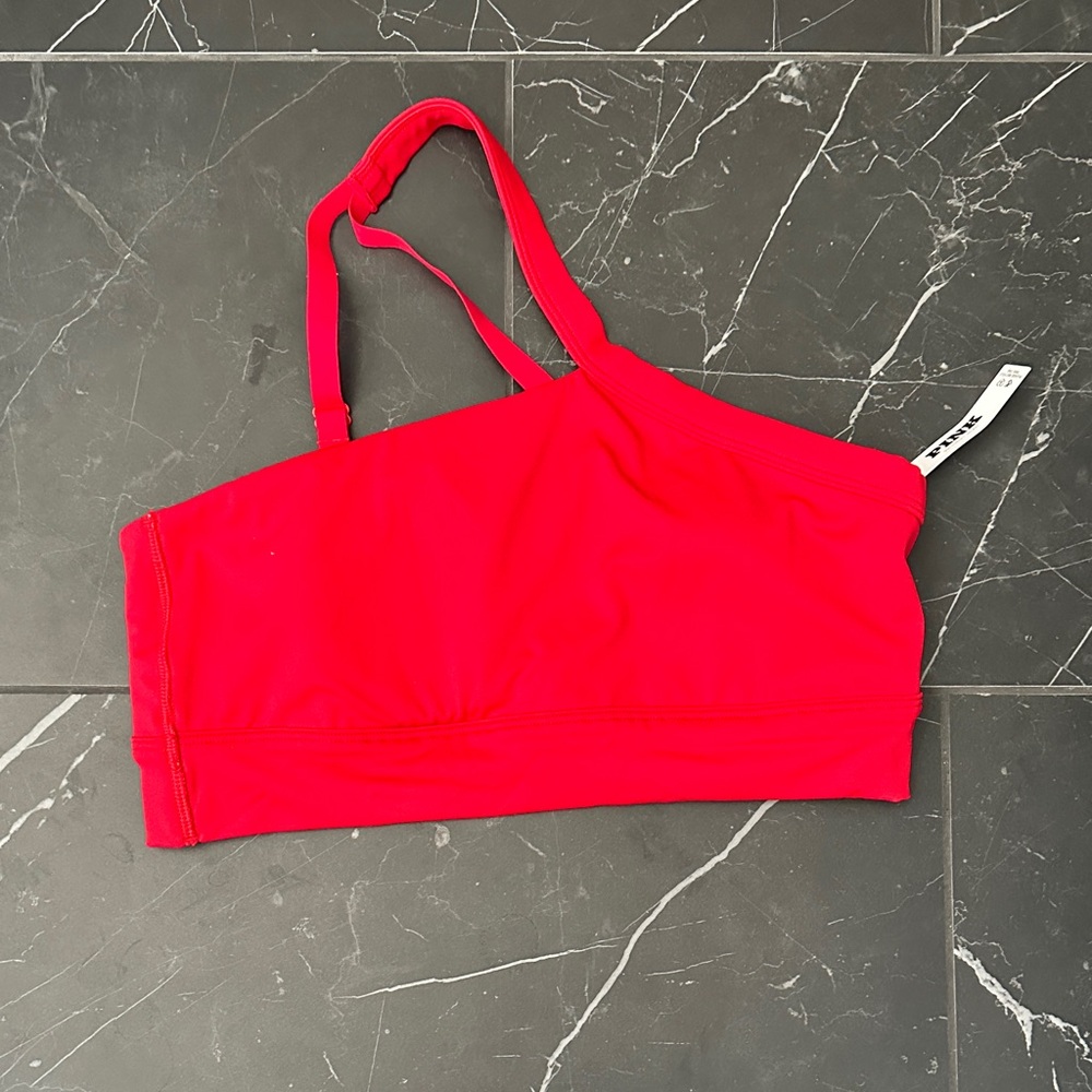 PINK Victoria's Secret Bright Red Sports Bra